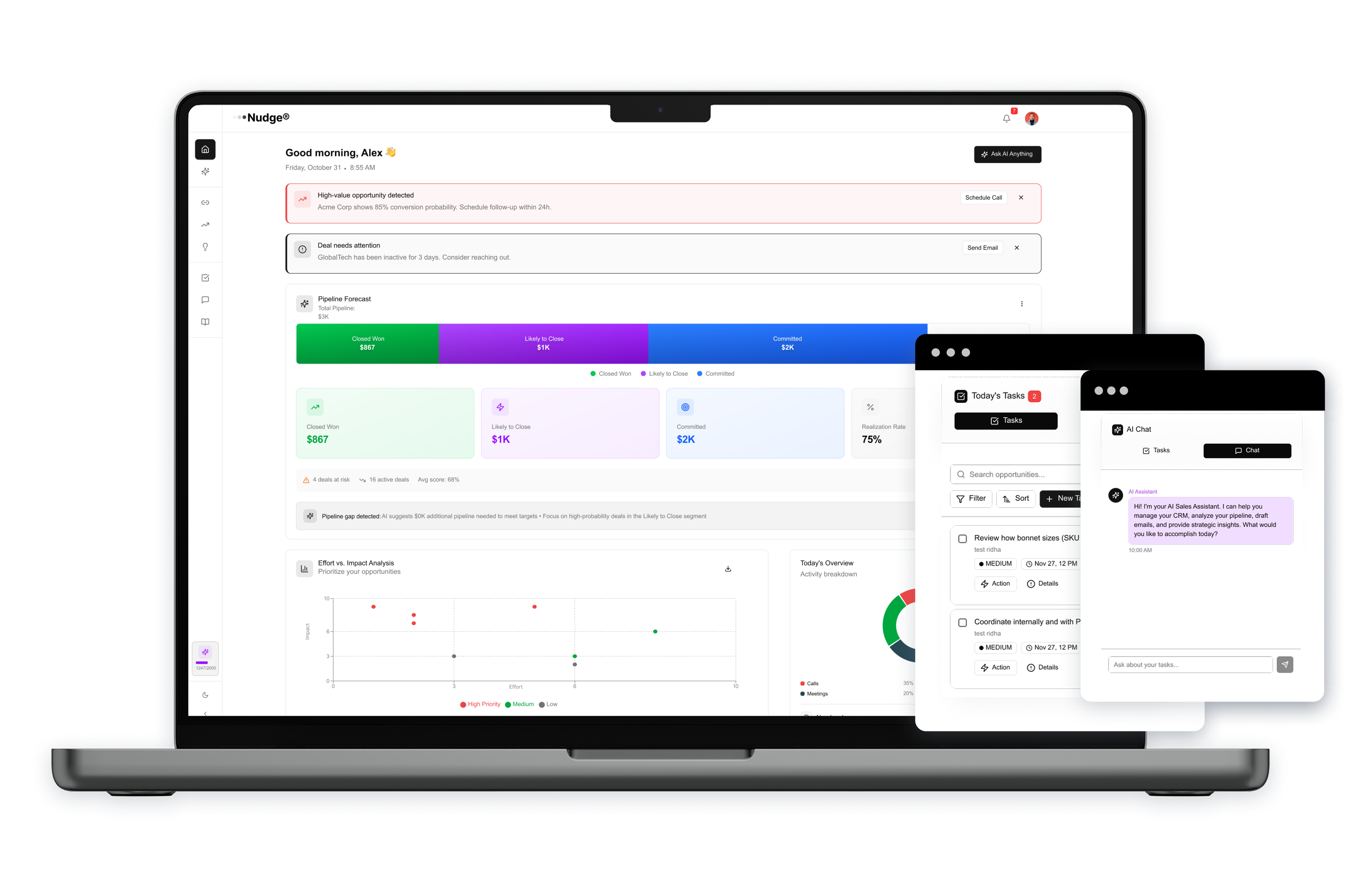 AI Sales Assistant Dashboard